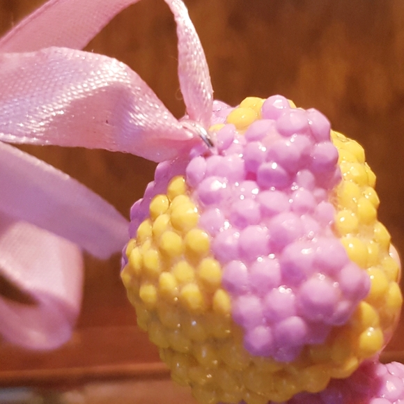 1986 Muppet Babies Miss Piggy Figure Hand Crafted Beaded Ornament Vintage - Picture 8 of 11